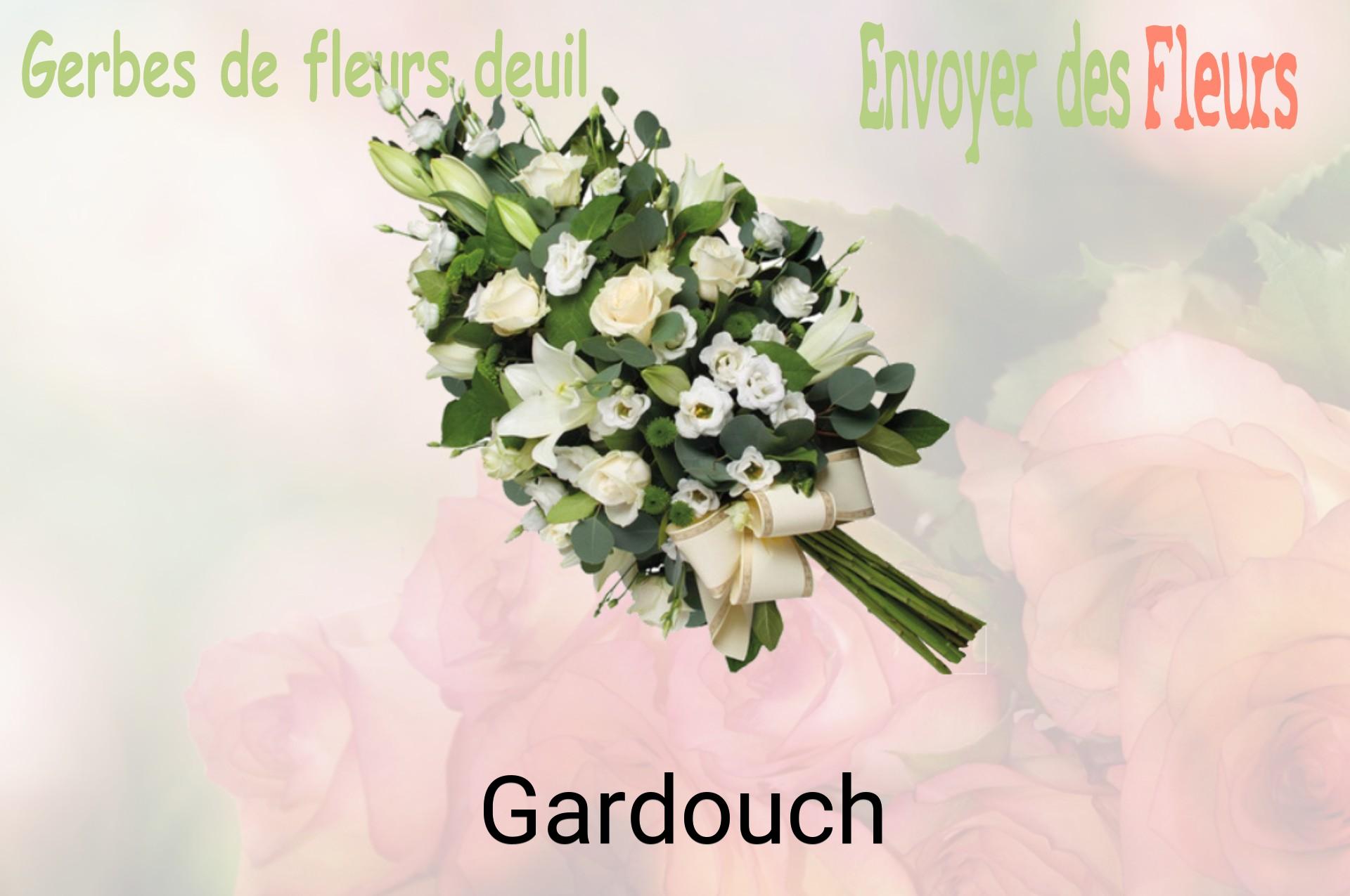 Gerbe de fleurs de deuil livrée à Gardouch